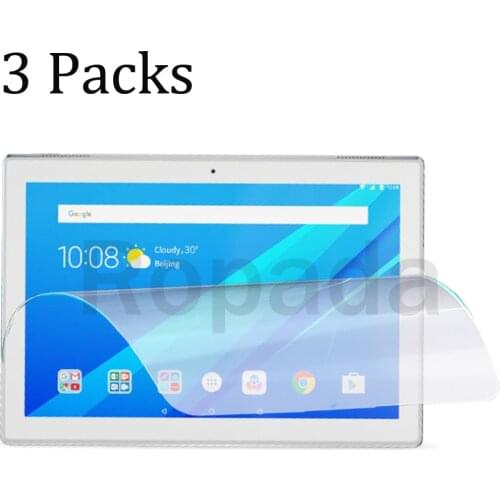 3 Packs soft PET screen protector for Lenovo tab 4 10 / tab 4 10 plus TB-X304 TB-X704 protective tablet film
