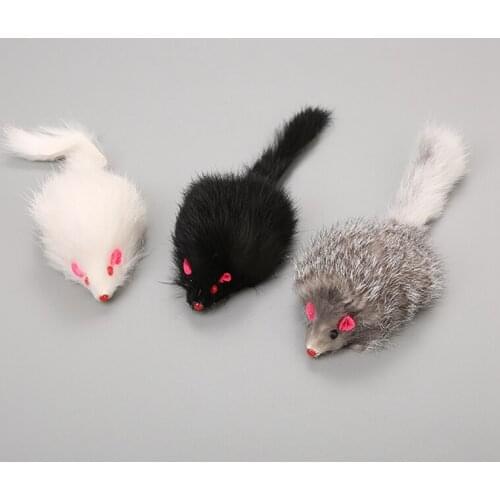 Mouse Shape Cat Toy Interactive Lifelike Kitten Rat Toy Play Mouse Chew Mouse Pet Supplies Pet Accessories Mouse Pet Chew Mouse