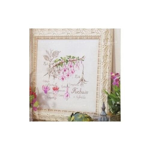 Pink flowers Decoration Home Decor New Arrival Craft Christmas Cross Stich Set NO Hoop Counted DIY Cross Stitch Kit Painting