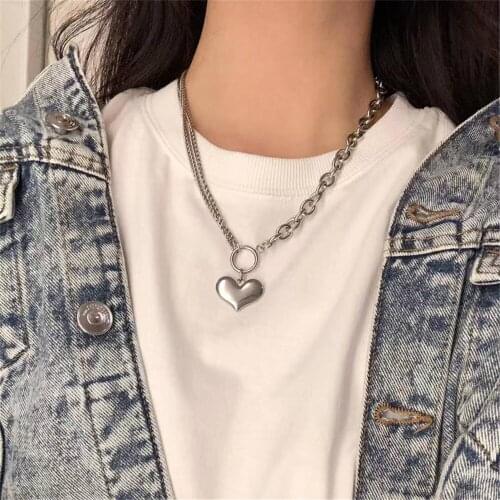 Punk Style Butterfly Choker Clavicle Necklace Jewelry Women Collares Gothic Hip Hop Link Chain Necklace Collares Mujer Jewlery