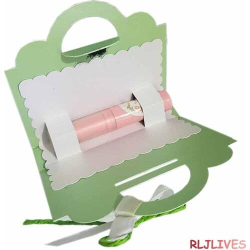 Lipstick Gift Bag Metal Cutting Dies DIY Scrapbooking Card Stencil Paper Craft Handmade Album Handbook Decoration