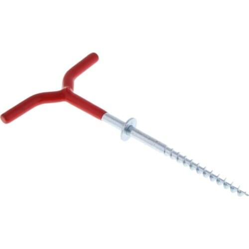 Winter Ice Fishing Rod Stand Fishing Screw Fixed Nail Ice Auger Spiral Drill