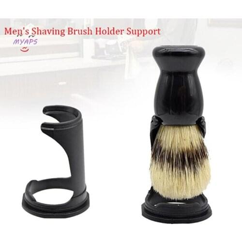 1PCS Professional Acrylic Mens Shaving Brush Holder Support Beard Brush Shaving Tool