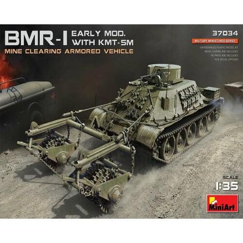 MiniArt 37034 1/35 BMR-1 Early Mod. with KMT-5M - Scale Model Kit