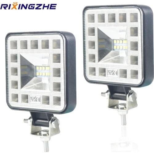 RXZ Led light bar 69W Work Light Bar Flood Spot Beam Offroad Car Truck Daylight Refitting Lamp Cross-country For SUV Driving