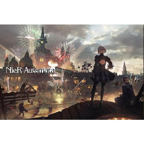 Nier Automata Art print Silk poster Home Wall Decor