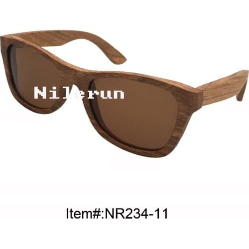 Pure solid wood frame sunglasses