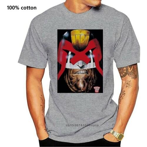 Judge Dredd Comic DREDD HEAD Licensed Adult T-Shirt All Sizes(2)