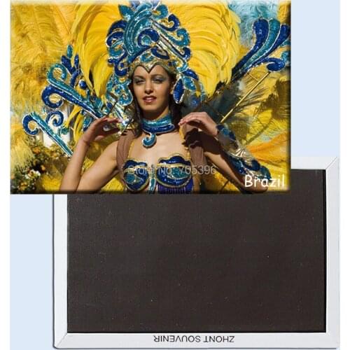 Tourist Refrigerator Magnets 78*54mm,Rio Carnival Fridge Magnet,Souvenir Gifts 20988