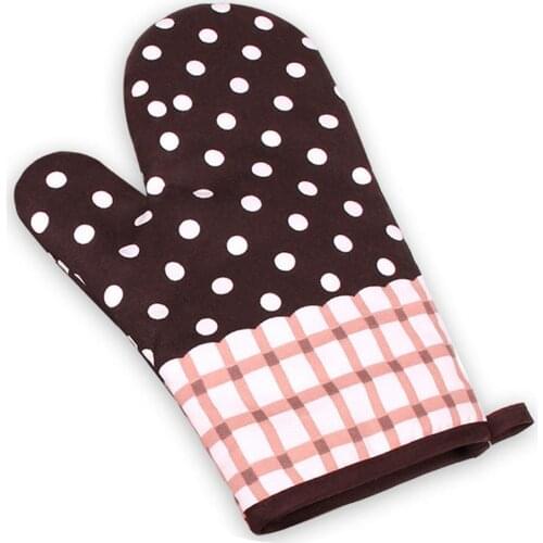1pcs Cotton Oven Glove Heatproof Microwave Oven Mitten Insulated Supplies Gloves Kitchen Cooking Non-Slip Gloves Thickened S2D3