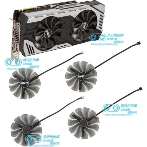 New Original for PALIT MAXSUN RTX2060S RTX2070 RTX2080 RTX2080S JETSTREAM ROCK Graphics Video Card Cooling Fan