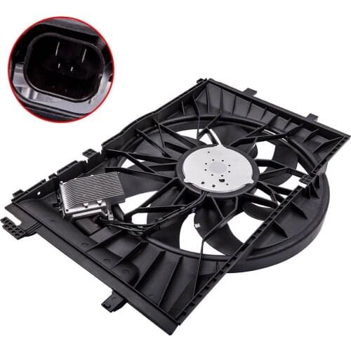 Radiator Cooling Fan Assembly For Mercedes Benz C240 C32 AMG (To VIN R153498)