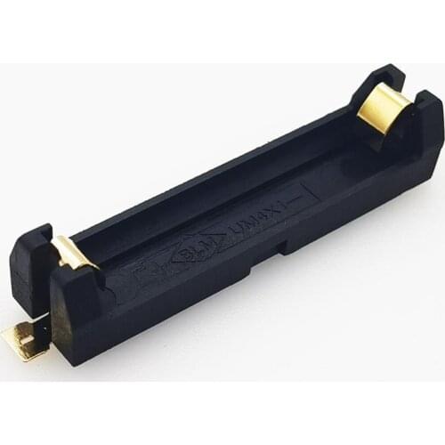 High Quality DIY Lithium Battery Spring Box 1*AAA Battery Holder SMD SMT Battery Storage Case With Bronze Pins