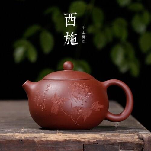 Yixing Xishi teapot beauties handmade purple clay customized gifts authentic