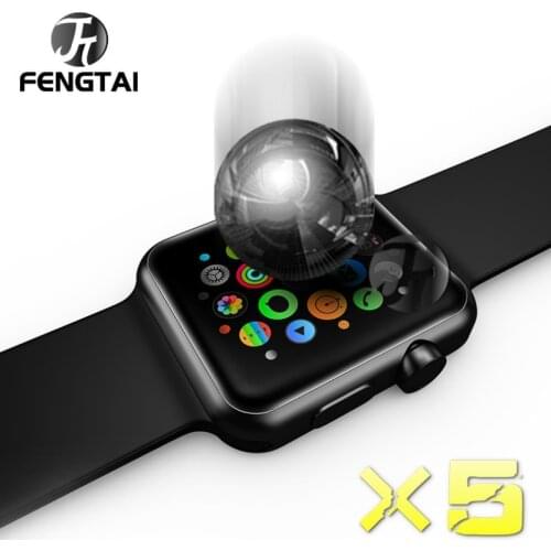 Glue Screen Protector Film For Apple Watch 38/44/42/40 mm Screen Protector For Apple Watch 38mm 40mm 42mm 44mm Screen Protector