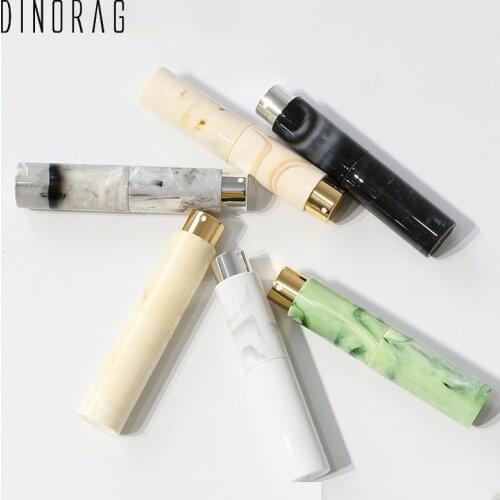 1Pcs 10ML Mini Portable Refillable Perfume Spray Bottle Marbling Makeup Water Atomizer Bottle Empty Container Travel Bottle Tool