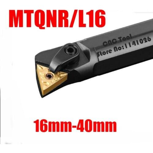 1PCS S16Q-MTQNR16 S20R-MTQNR16 S25S-MTQNR16 S32T-MTQNR16 S18Q-MTQNR16 MTQNL16 16mm 20mm 25mm 32mm 40mm CNC Turning Lathe tools