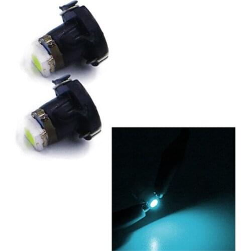 100Pcs Ice Blue T3 Wedge 1210 1 Smd 1 LED 12V For Car Instrument Light Dash Climate Gauge Lights Heater Control Bulbs Lamp Light