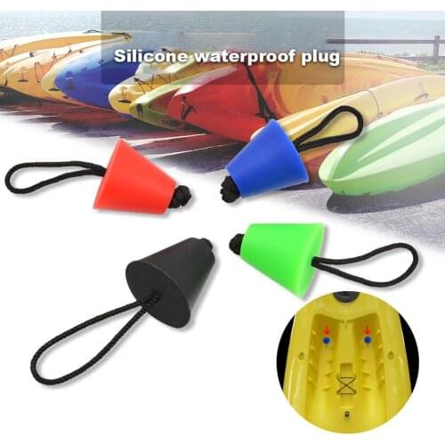 4Pcs Kayak Inflatable Boat Canoe Drain Holes Silicone Scupper Plugs Stopper