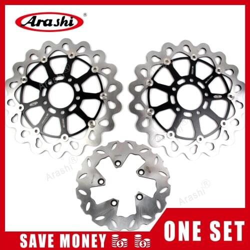 Arashi 1 Set For SUZUKI HAYABUSA GSX R 1300 1999 - 2007 CNC Front Rear Brake Disc Rotors GSX-R GSXR 1300 2000 2001 2002 2003