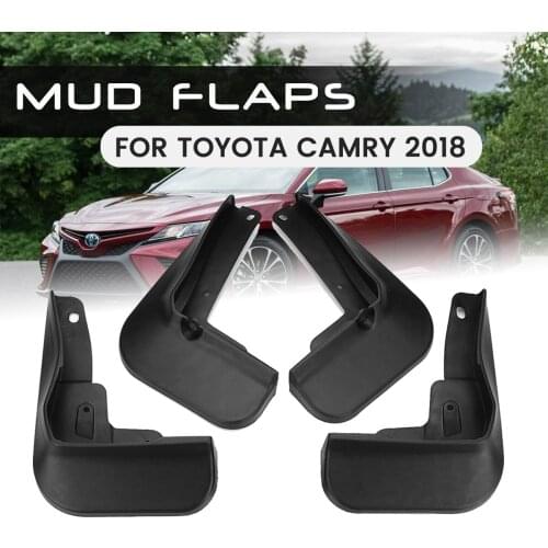 Car Fender Flares Mud Flaps For Toyota Camry 2018 Mudguards Mudflaps Splash Guards Accessories