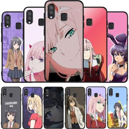 Mai Sakurajima black soft phone Case For Samsung A10 20 30 40 50 30S 50S 60 70 M10 M30S M40 A31 51 71 A20E A10E A21S