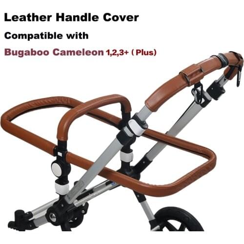 Strollers Handle Cover For Bugaboo Cameleon 1 2 3 / 3 Plus Pram Pu Leather Case Cover Armrest Bumber Covers Stroller Accessories