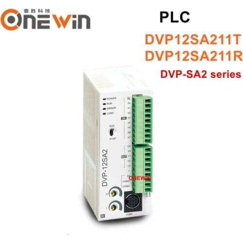 DVP12SA211T DVP12SA211R Delta PLC 24VDC 8DI 4DO relay output module DVP-SA2 series