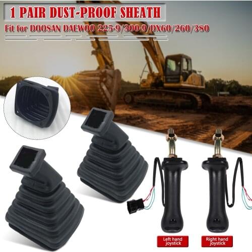 Excavator Joystick Assy Handle Gears 3 Buttons for Doosan DH DX150 215 225 300 370-9C Excavator Glue Control Rod Accessories