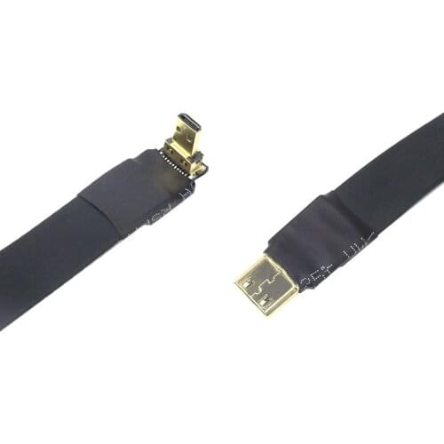 ADT-Link Micro Aerial Camera Converter Cable Adapter Connector Standard for HDMI-compatible Extension Cable C type to D type
