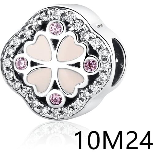 2021 April collections Charm Bracelet Necklace DIY Women Jewelry Silver Color Bead Cat Red Train Heart Angel Gift