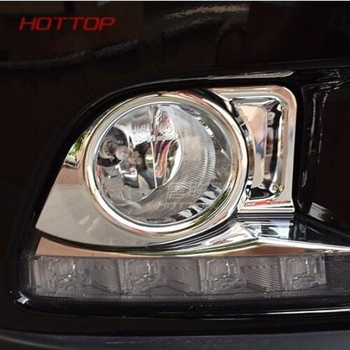 Abs Chrome Cover Trim Back Tail Front Fog Light Lamp Frame Parts for Toyota Highlander 2015 2016 2017 2018