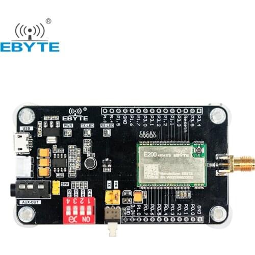 Audio Transmission Module Test Board Amplifier Board Speaker USB Test kits 17dBm 470MHz Long Distance For E200-470A17S