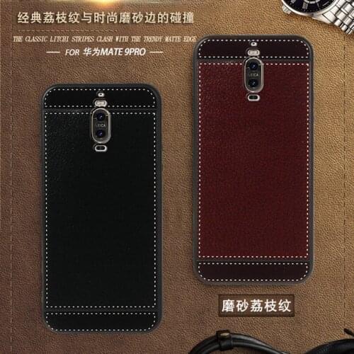 For Huawei Mate 9 Pro Case LON-L29 5.5 Inch Black Red Blue Pink Brown 5 Style Phone Soft TPU Huawei Mate 9 Pro Cover