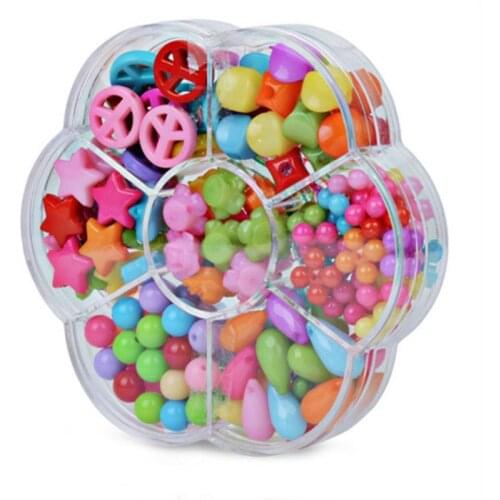 Kit For Make Bracelets Beads Toys For Children DIY Handmade Making Puzzles Beads For Girls Kit Girls Toys Necklace Bracelet