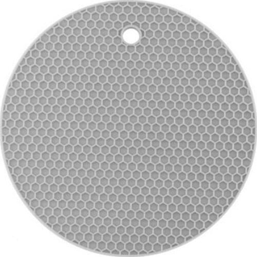 Nordic style desktop heat proof mat household anti-scald and heat-resistant dish placemat silicone non-slip thickened silicone