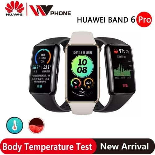 Huawei Band 6 Pro wrist Blood Oxygen 1.47'' AMOLED Screen GPS Heart Rate Tracker Smartband NFC 2 Weeks Battery Life