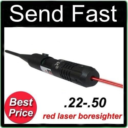 Tactical Red Dot Laser Bore sighter Laser Scope 0.22 - 0.50 five Caliber Rifle new style battery collimator