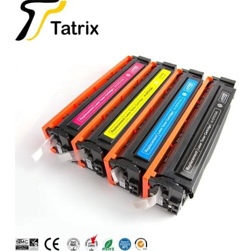 Tatrix Premium Compatible Laser Color Toner Cartridge CF510A CF511A CF512A CF513A 204A for HP Printer MFP M180 M181fw