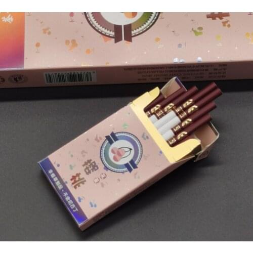 Cherry Fruit Tea Smoke Tobacco Herbal Tea Cigarette Clearing Lung to Quit Smoking Non-tobacco Products No Nicotine 10 PCS