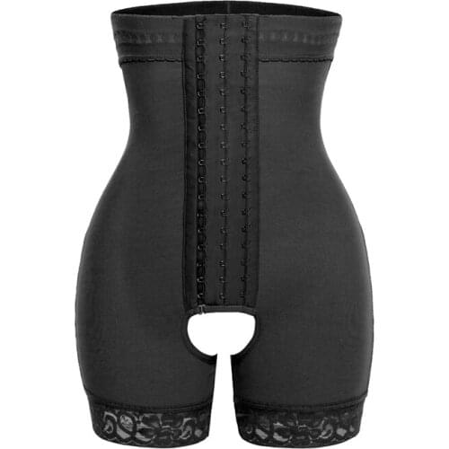 Women Waist Trainer Panties Tummy Control Shapewear Slim Butt Lifter Body Shaper Corset Cincher Waist Power Shorts Open crotch