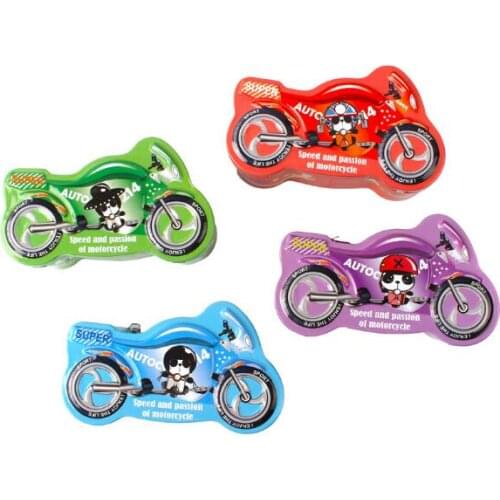 1PC Motor Shape Money Box Bank Cartoon Tin Metal Piggy Bank Money Saving Box Moneybox Gift For Kids Home Decoration ELG 009