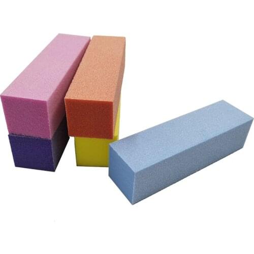 2PCS Nail Buffer Block Colored Buffing Block Nail Art Tools For UV Gel Sanding Buffer Strip Manicure