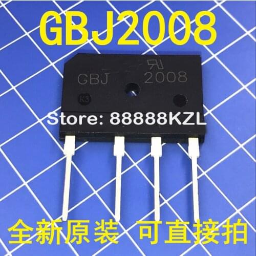 20pcs/lot GBJ2008=D20XB80=SD20SB80 20A 800V Rectifier bridge commonly used in induction cooker Bridge Rectifiers