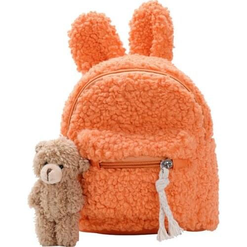 2020 Stuffed Plush Kids Bear Baby Toddler School Bags Students Girls Pupils Kindergarten Schoolbag For Cartoon Animal child Bag