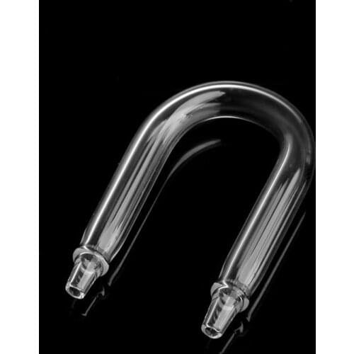 2021 New Aquarium Co2 System Diffuser Check Valve U Shaped Glass Tube Bend Accessory DIY