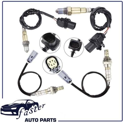 4 Oxygen O2 Sensor 1&2 for 2011 2012 2013 2014 Ford F-150 5.0L 6.2L Upper+Lower