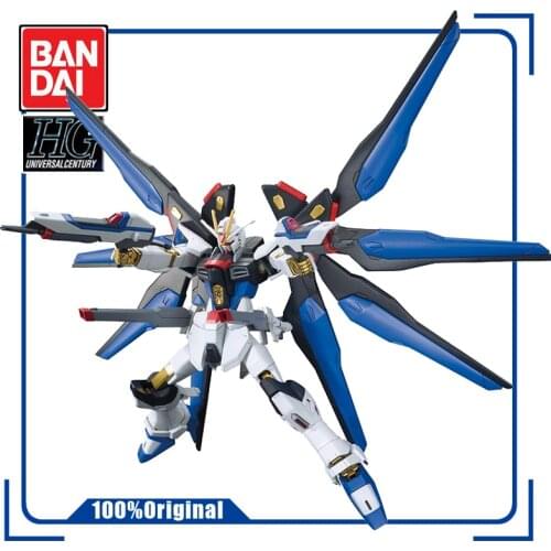 BANDAI HG 1/144 ZGMF-X20A Strike Freedom Gundam Assembly Model Action Toy Figures Gifts for Children