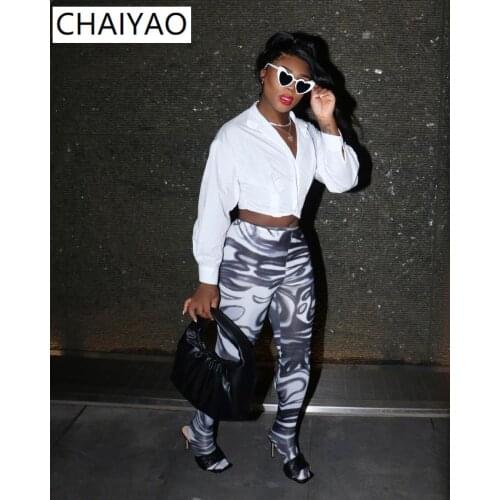CHAIYAO Womens Summer Pants