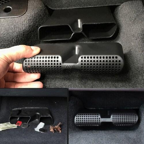 For BMW X3 X4 2011 2012 2013 2014 2015 2016 2017 LHD Under Seat Air Conditioning Outlet Air Vent Dust Protective Frame Cover